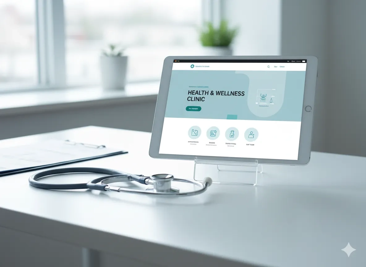 موقع عيادة طبية